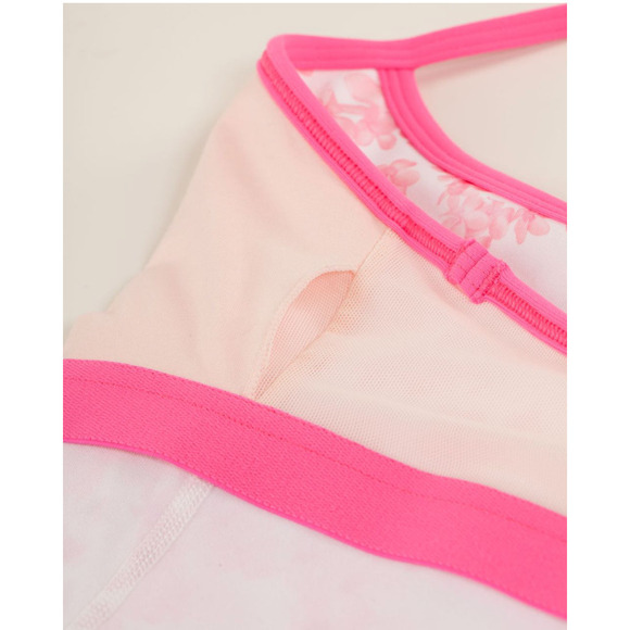 Lululemon Floral Racerback Tank White Pink 4 NWOT - Picture 7 of 13